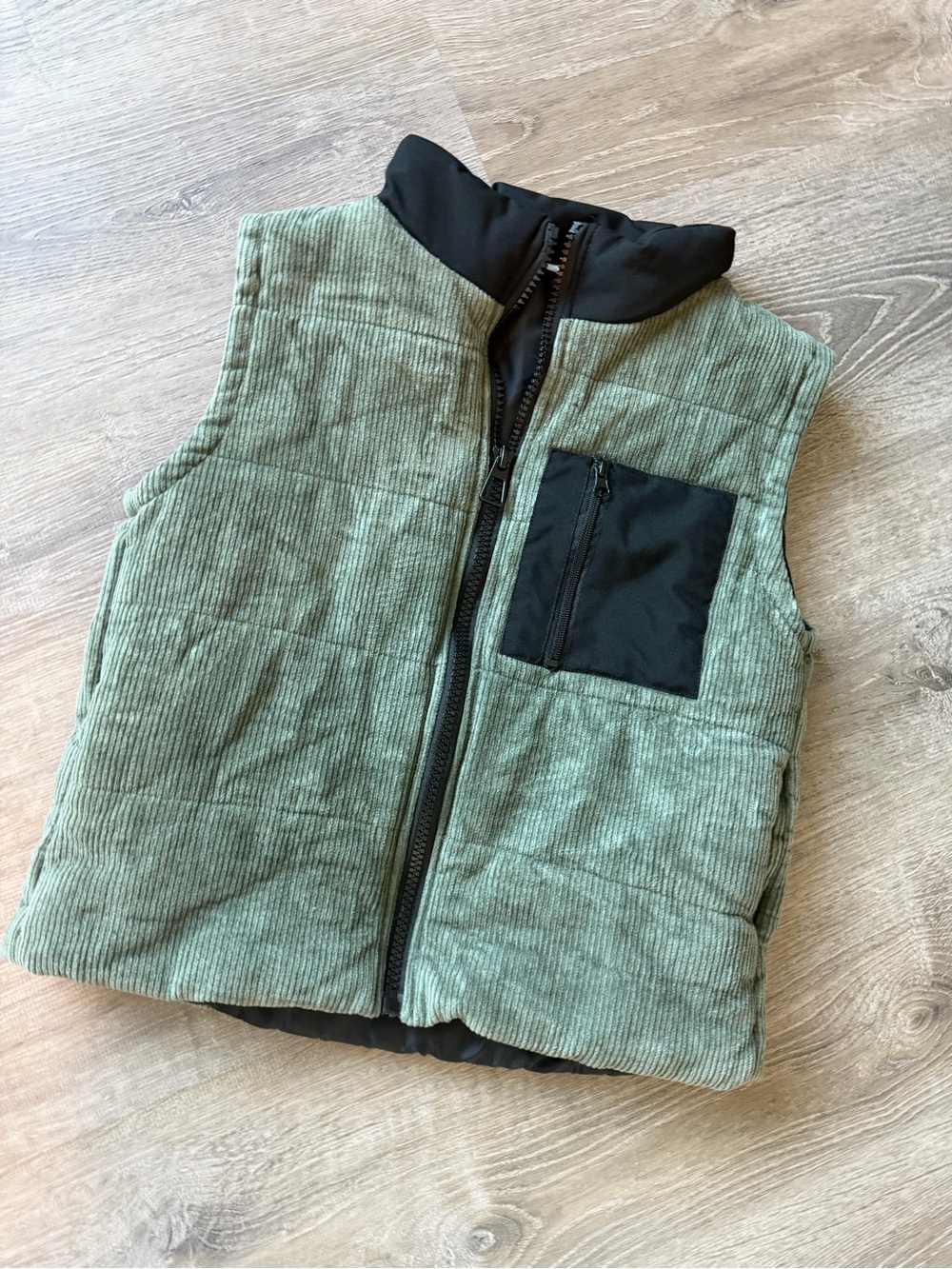 Olive Puffer Vest